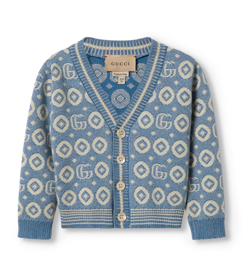 Gucci Gucci Kids Cotton Double G Cardigan (4-12 Years)