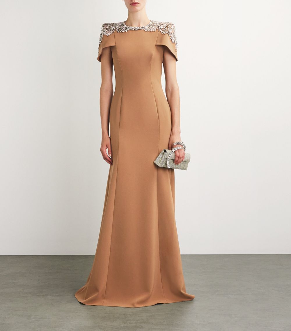 Jenny Packham Jenny Packham Embellished Polaris Gown