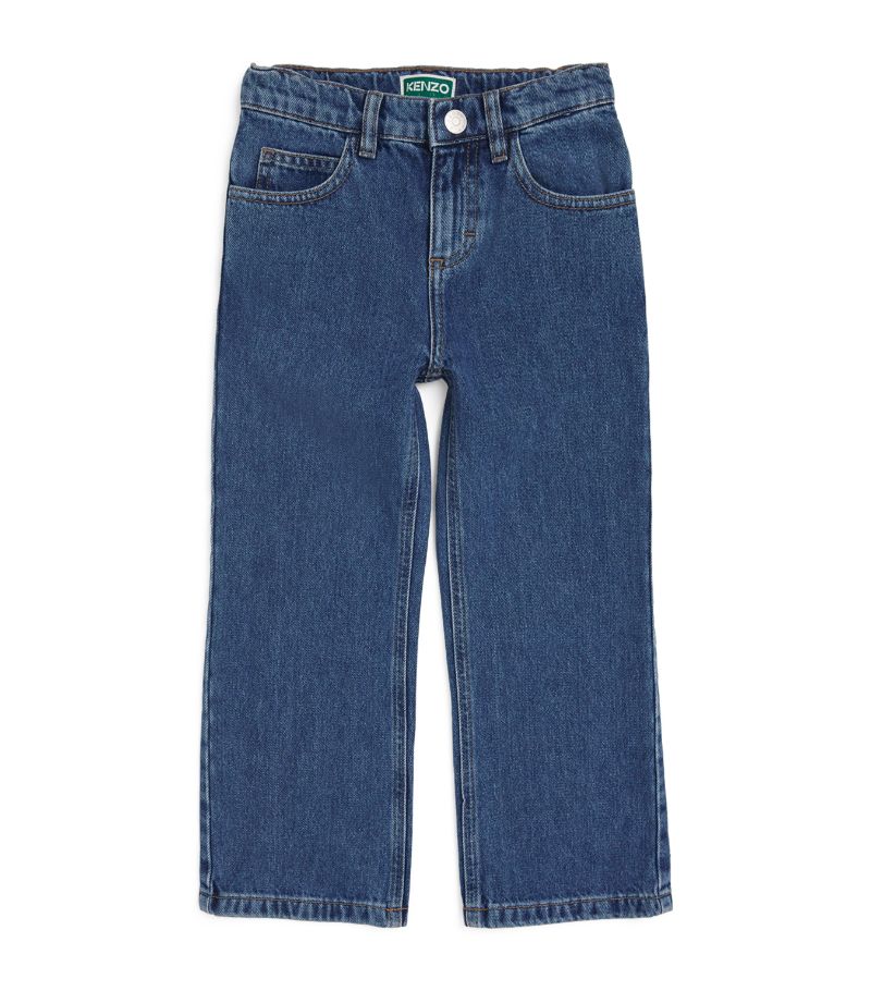 Kenzo Kids Kenzo Kids Cotton Straight-Leg Jeans (2-14 Years)