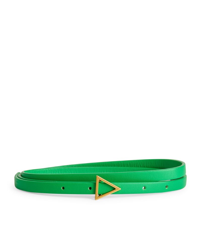 Bottega Veneta Bottega Veneta Leather Triangle Belt