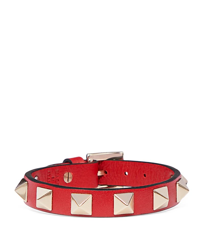 VALENTINO GARAVANI Valentino Garavani Leather Rockstud Bracelet