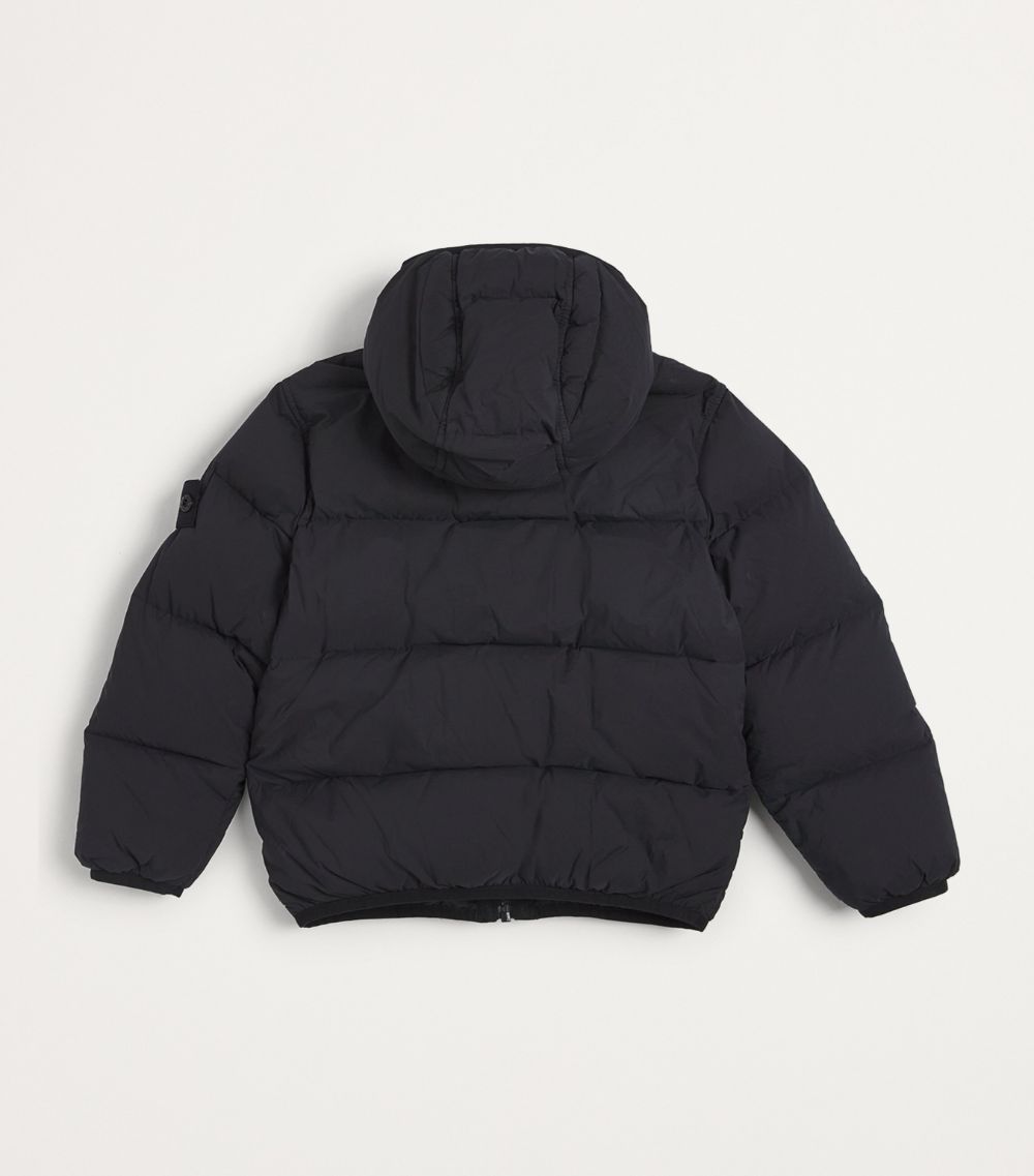 Stone Island Junior Stone Island Junior Down-Filled Logo Puffer Jacket (4-14 Years)