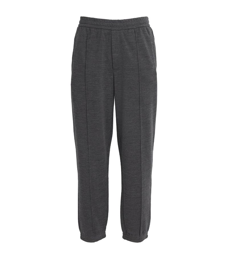 Emporio Armani Emporio Armani Wool-Blend Straight Sweatpants