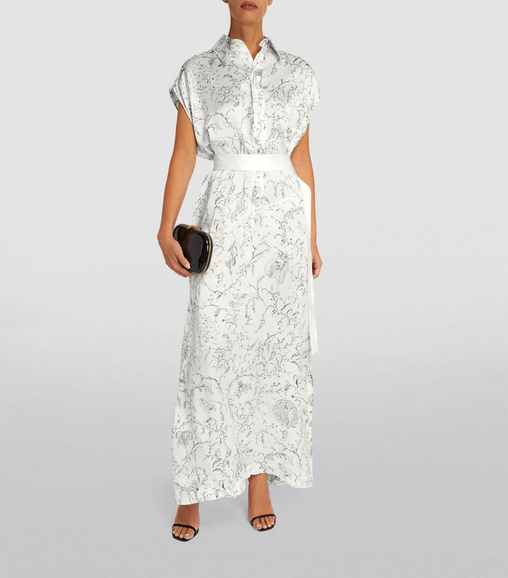 Fabiana Filippi Fabiana Filippi Silk Patterned Maxi Dress