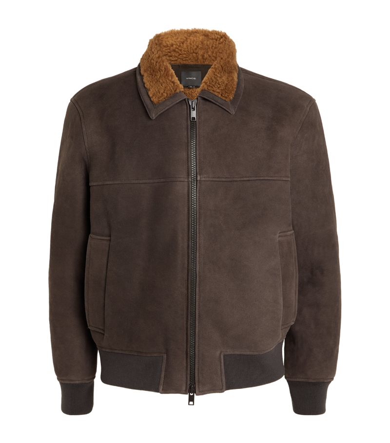 Vince Vince Shearling Bomber Jacket