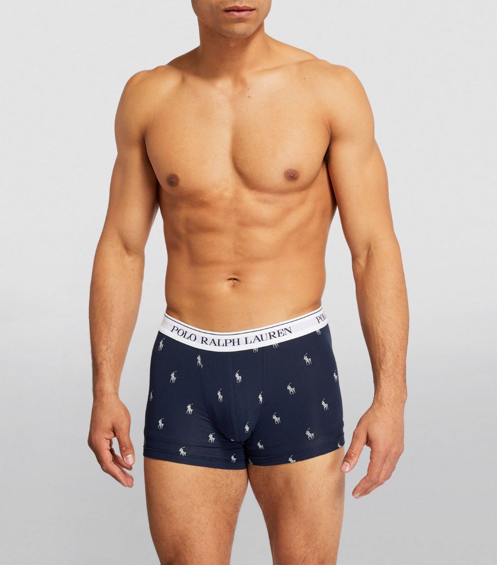 Polo Ralph Lauren Polo Ralph Lauren Stretch-Cotton Classic Trunks (Pack Of 3)