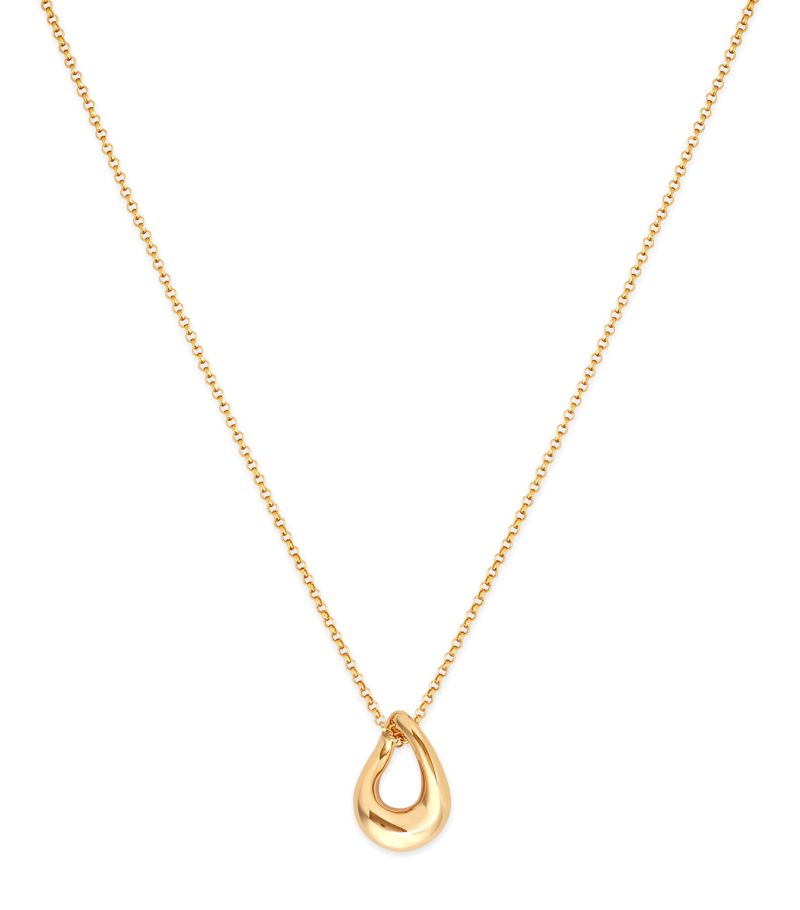  Astrid & Miyu Gold-Plated Silver Molten Necklace