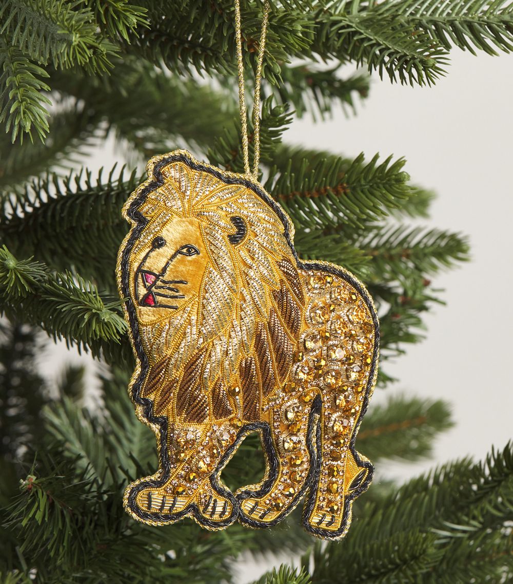 Tinker Tailor Tinker Tailor Embellished Lion Tree Decoration