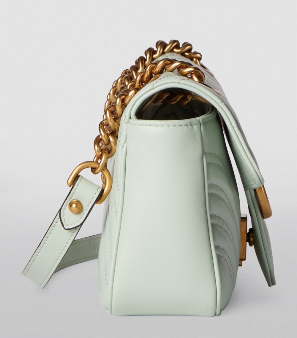 Gucci Gucci Mini Leather Marmont Shoulder Bag