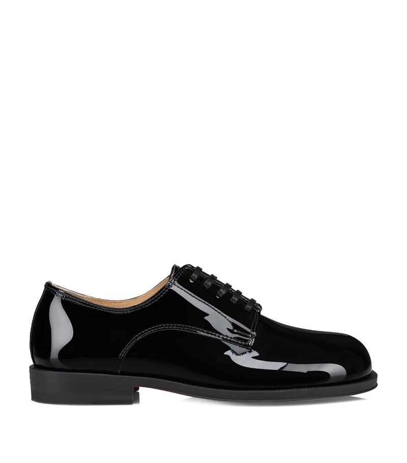 Christian Louboutin Kids Christian Louboutin Kids Derbynou Patent Leather Shoes