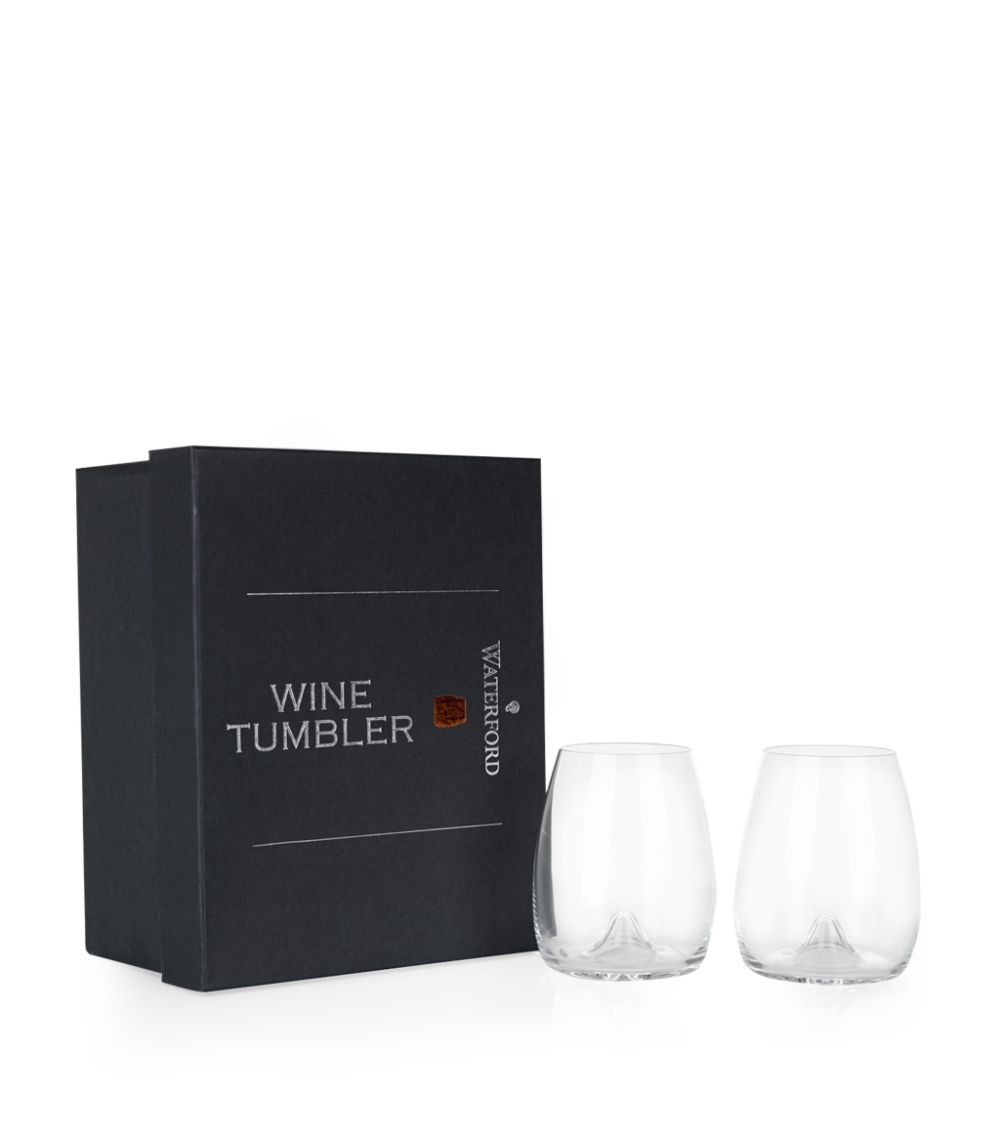 Waterford Waterford Set of 2 Elegance Stemless Wine Glasses