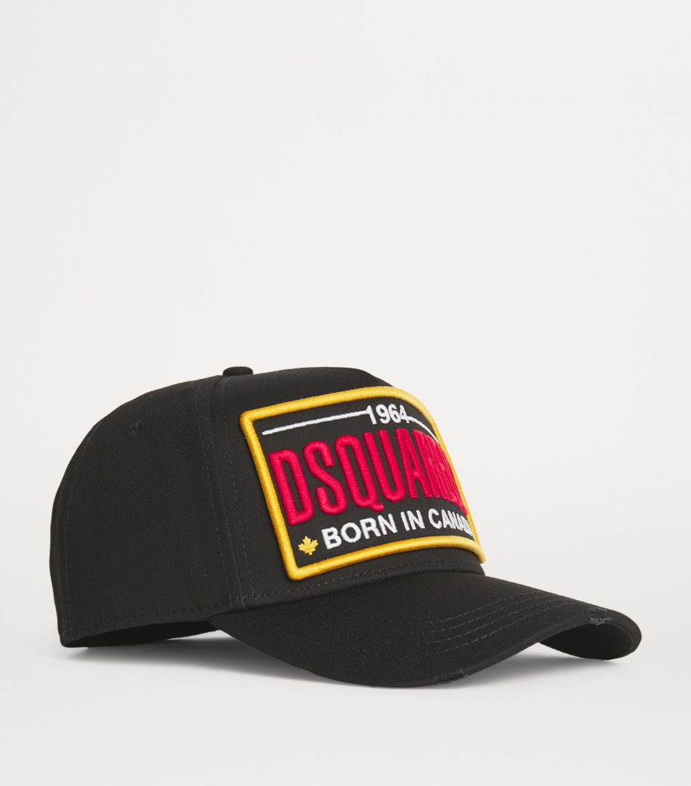 Dsquared2 Dsquared2 Cotton Logo-Patch Baseball Cap