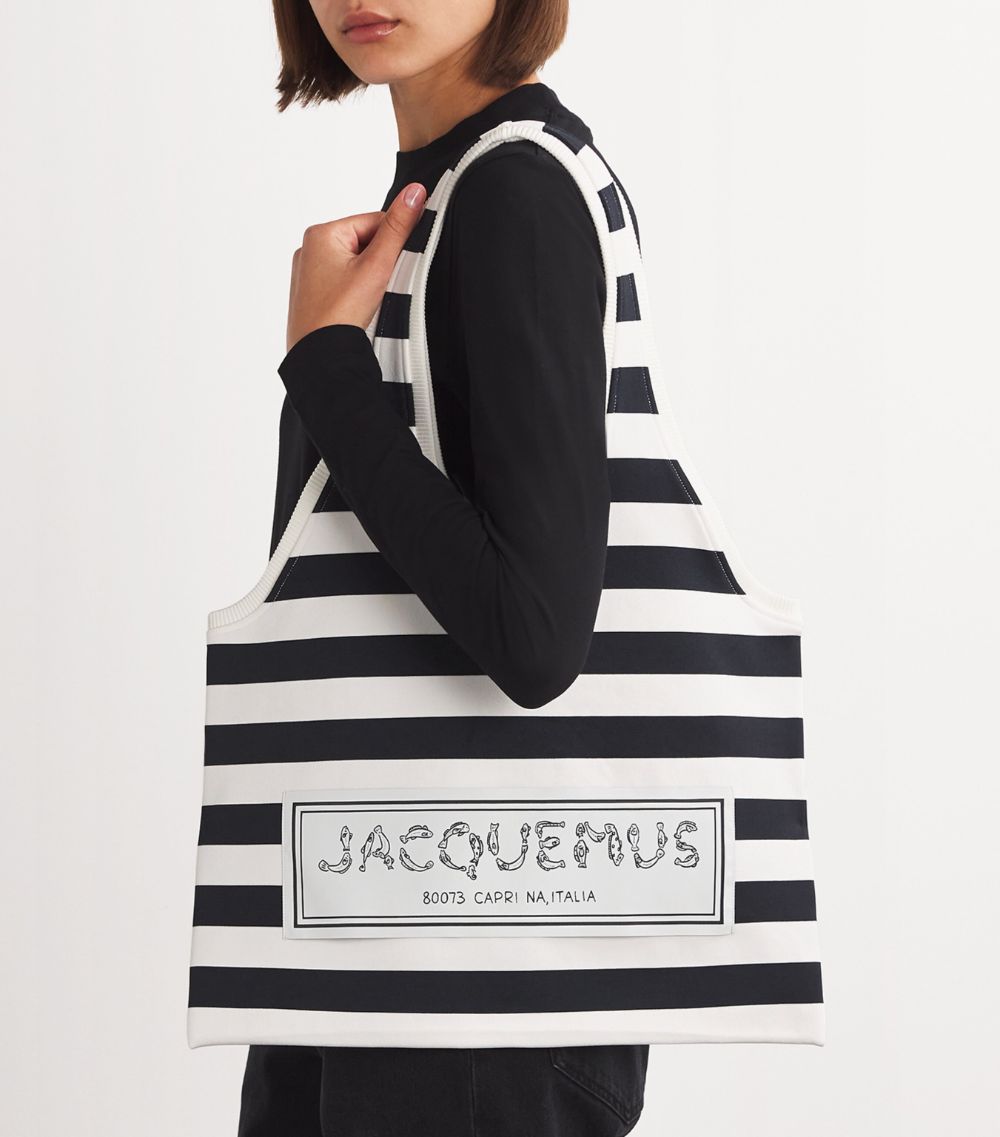 Jacquemus Jacquemus Striped Marcel Shoulder Bag