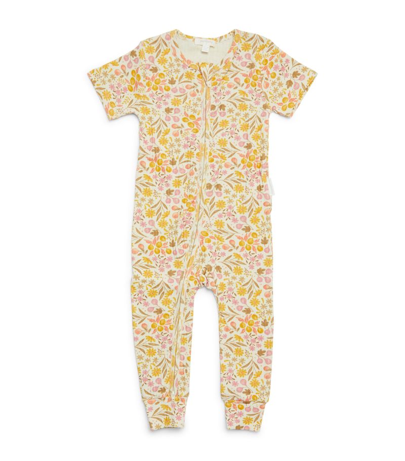 Purebaby Purebaby Floral Print All-In-One (0-18 Months)
