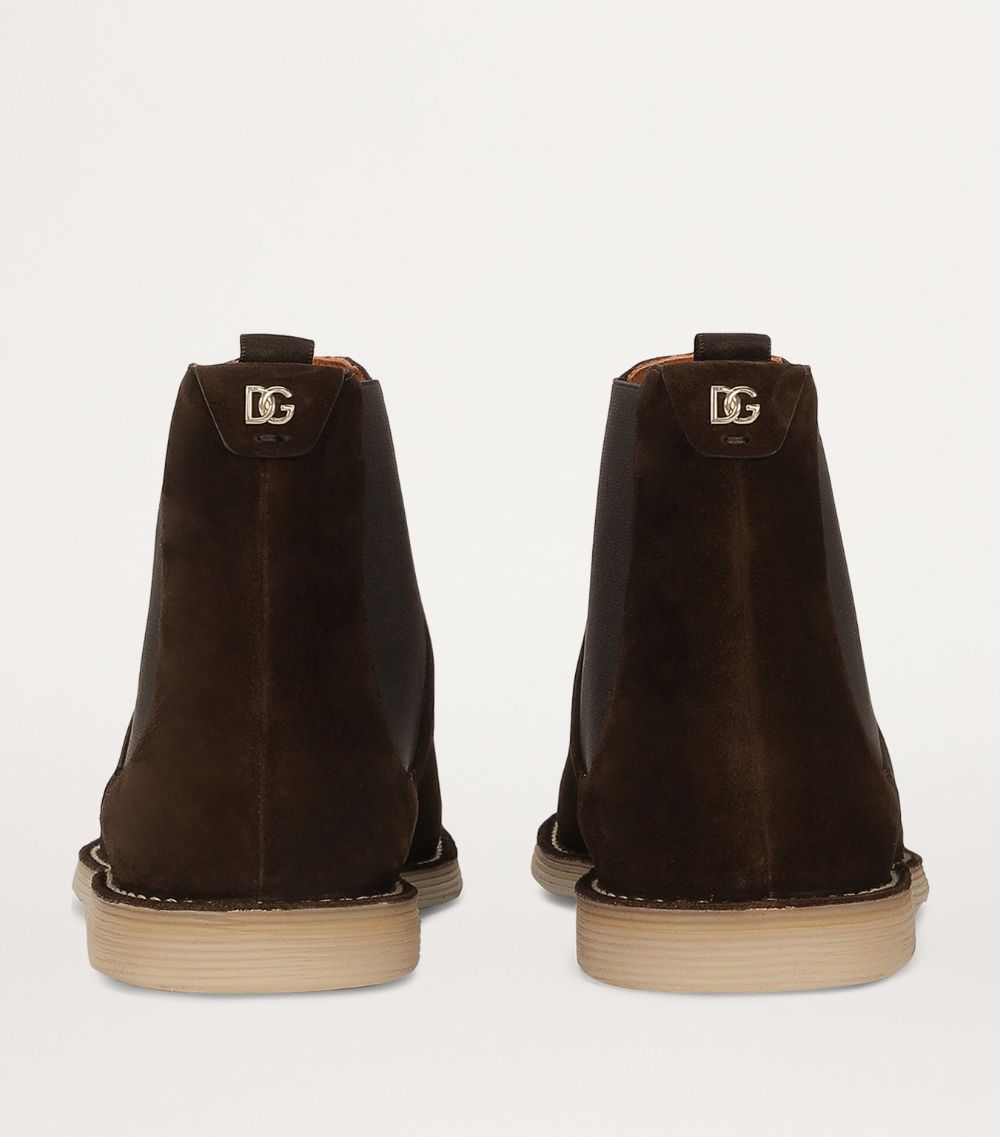 Dolce & Gabbana Dolce & Gabbana Suede Chelsea Boots