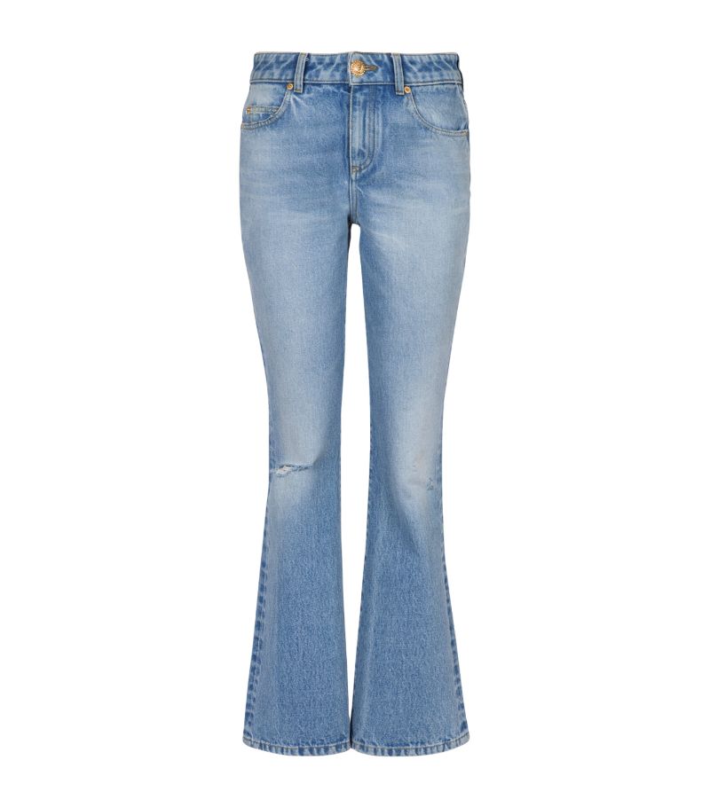 Balmain Balmain Mid-Rise Flared Jeans