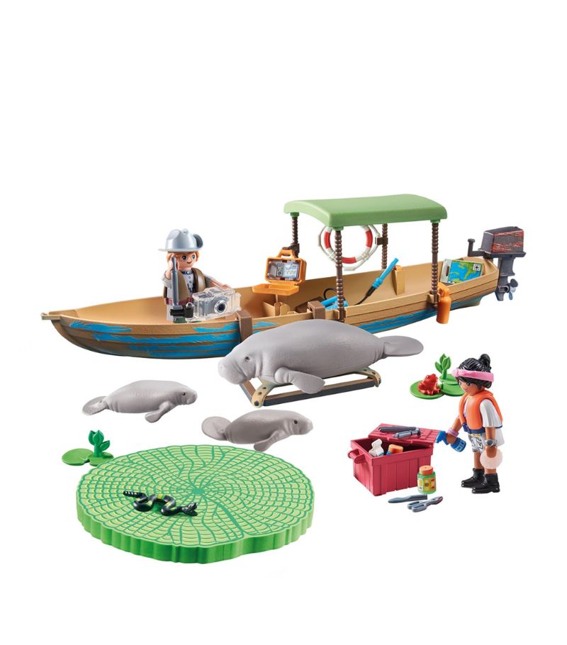 Playmobil Playmobil Wiltopia Amazon River Boat and Manatees