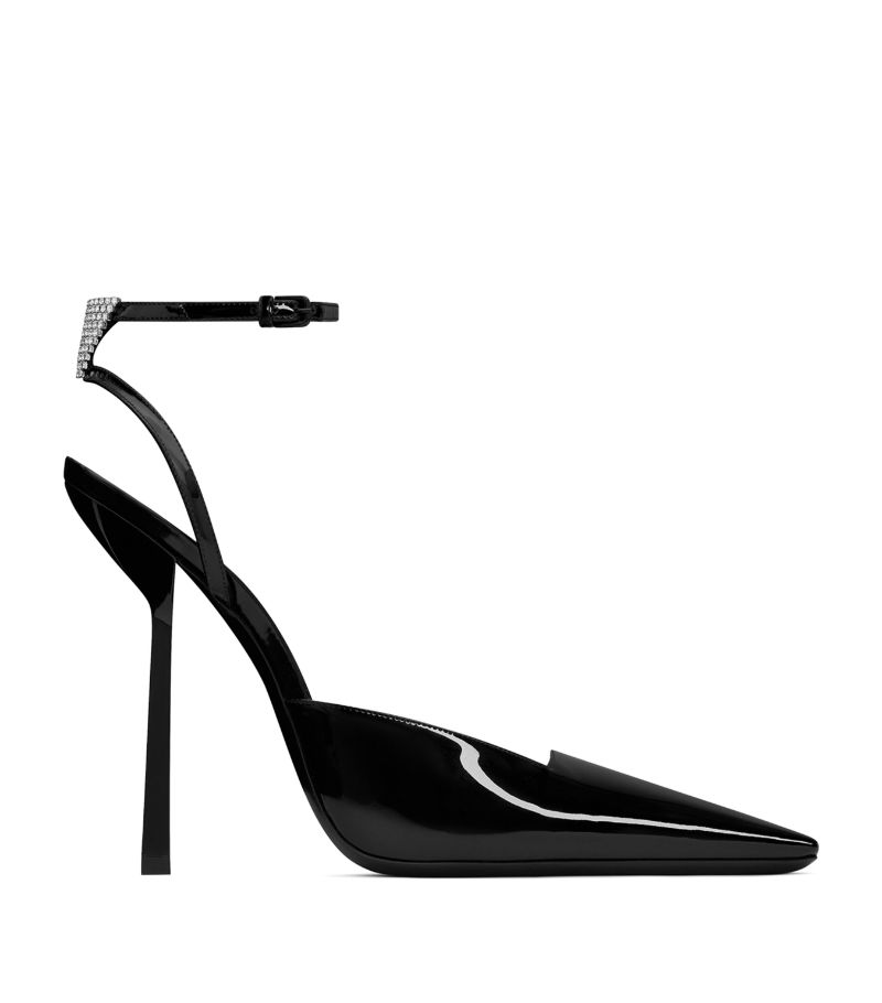 Saint Laurent Saint Laurent Patent Leather Anouk Sandals 115