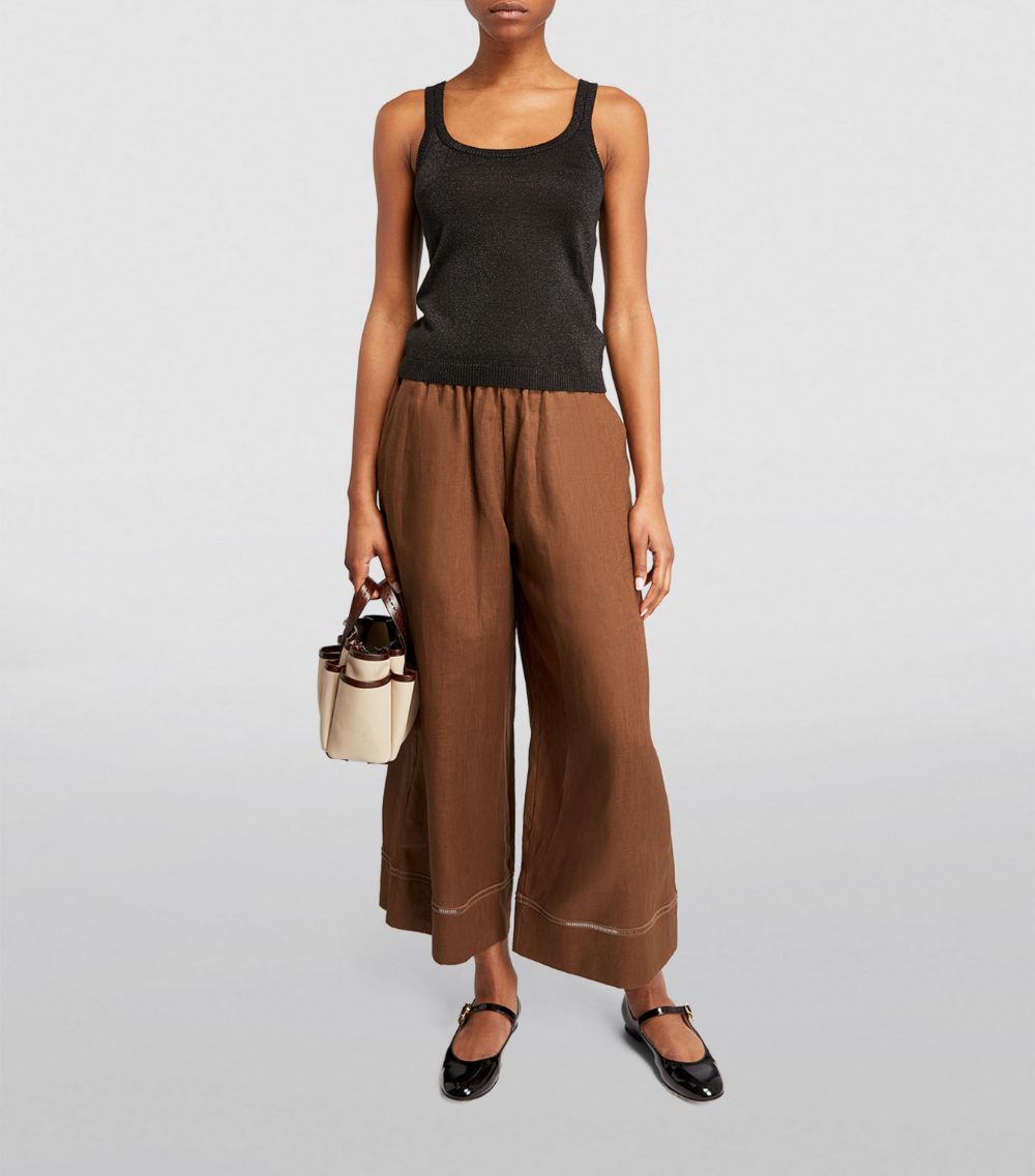 Max Mara Leisure Max Mara Leisure Linen Wide-Leg Trousers