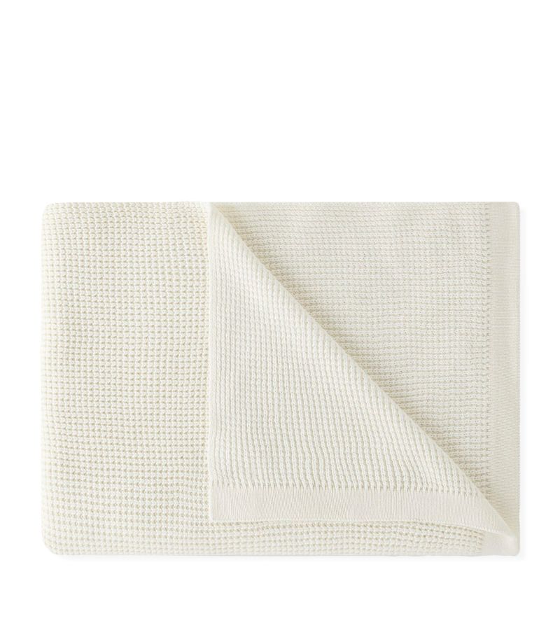  Amalia Home Collection Cotton-Cashmere Knitted Elemento Throw (130Cm X 170Cm)