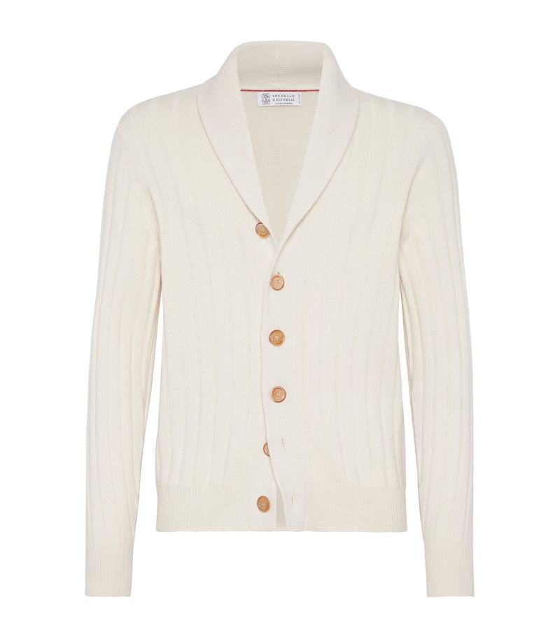 Brunello Cucinelli Brunello Cucinelli Cashmere Shawl-Collar Cardigan