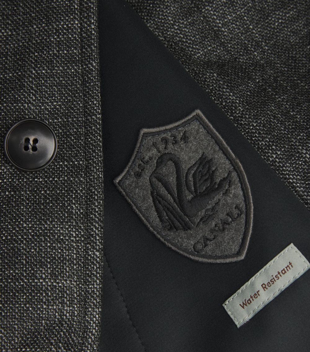 Canali Canali Wool-Silk-Cashmere 90Th Anniversary Overcoat