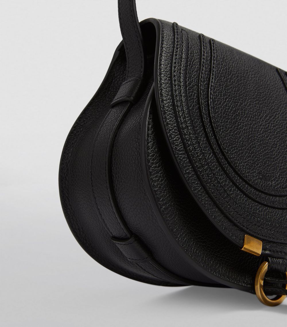 Chloé Chloé Small Leather Marcie Saddle Bag