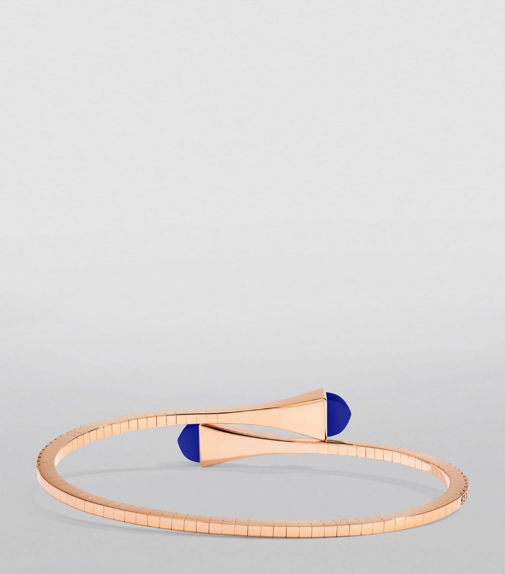  Marli New York Rose Gold, Diamond And Lapis Lazuli Cleo Midi Bracelet