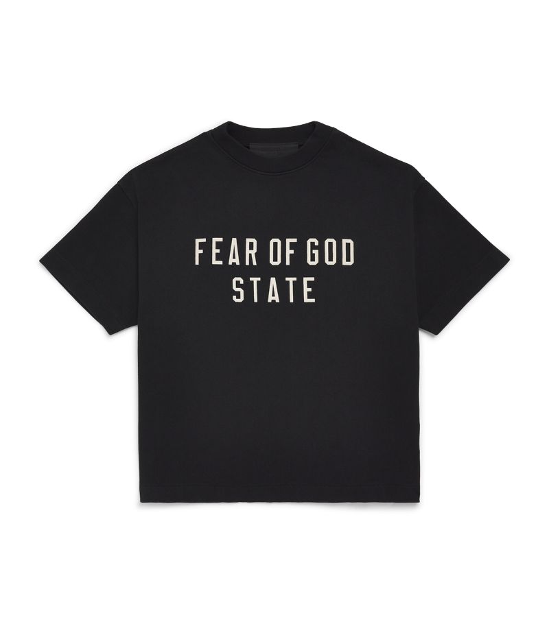 Fear Of God Essentials Kids Fear Of God Essentials Kids Heavy Logo T-Shirt (2-16 Years)