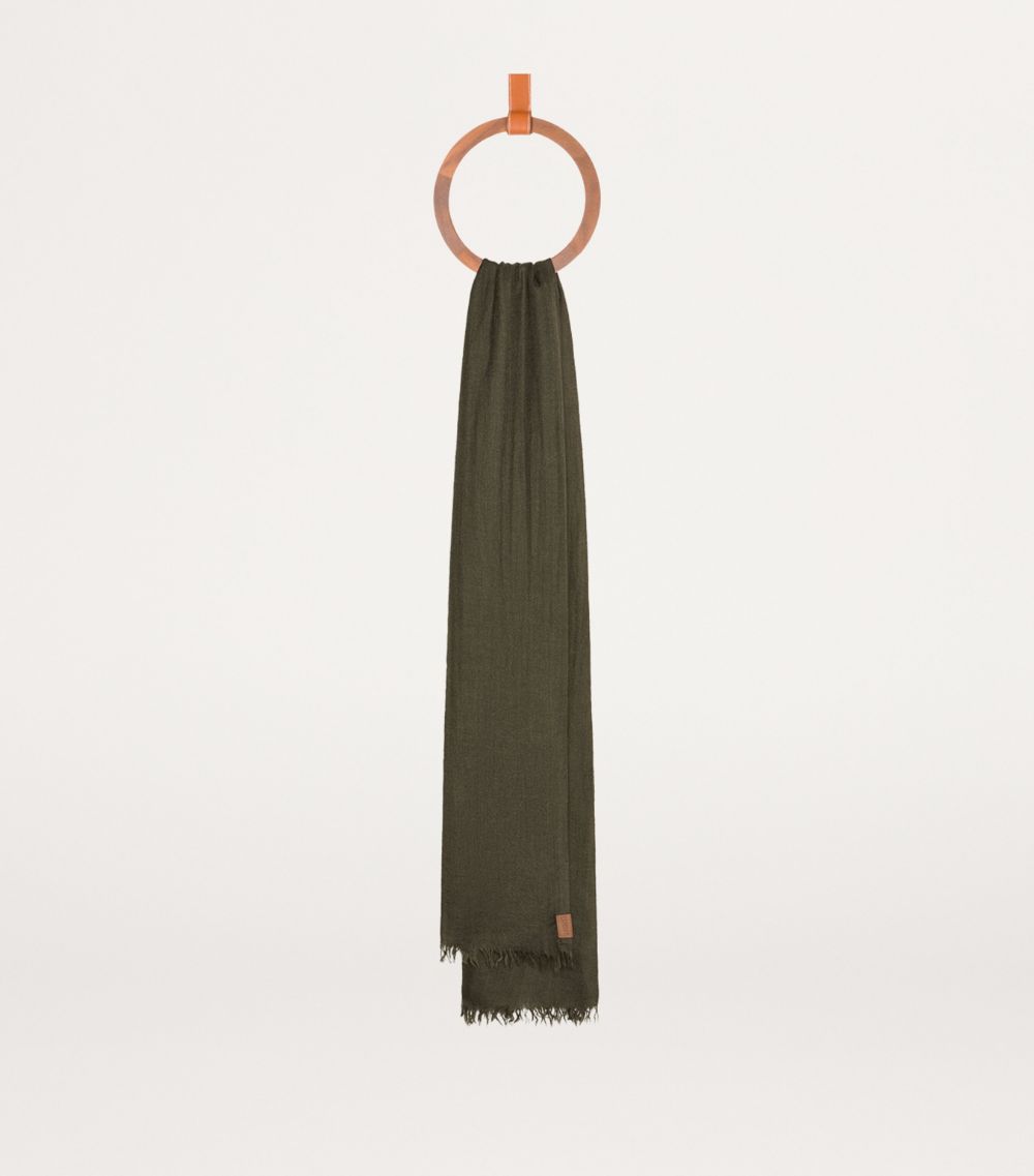 Loewe Loewe Cashmere Logo Scarf