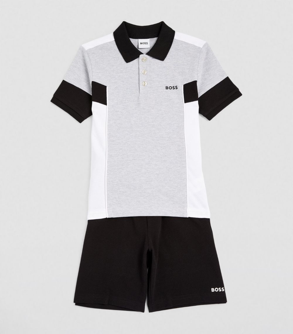 Boss Kidswear Boss Kidswear Polo Shirt And Shorts Set (4-16 Years)