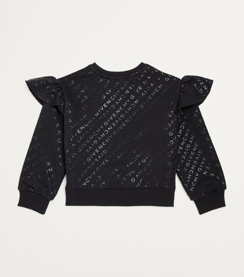 Givenchy Givenchy Kids Logo Ruffle-Sleeve Sweatshirt (4-12+ Years)