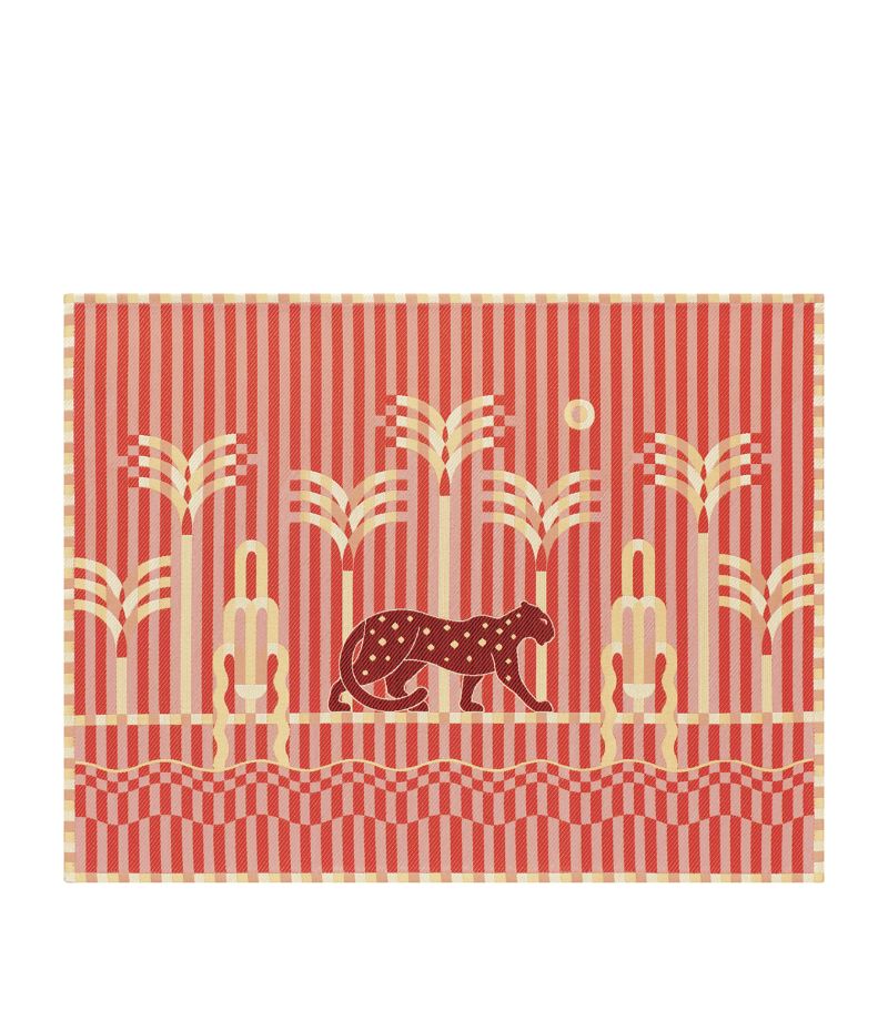 Cartier Cartier Cotton Panthère De Cartier Placemat (44Cm X 35Cm)