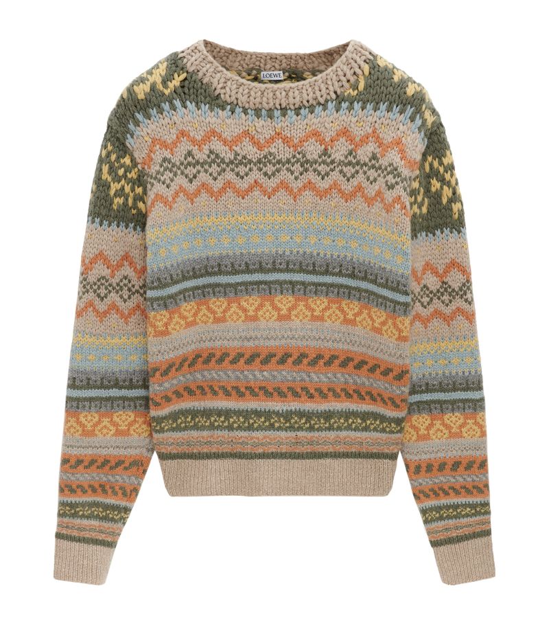 Loewe Loewe Cashmere Faire Isle Sweater