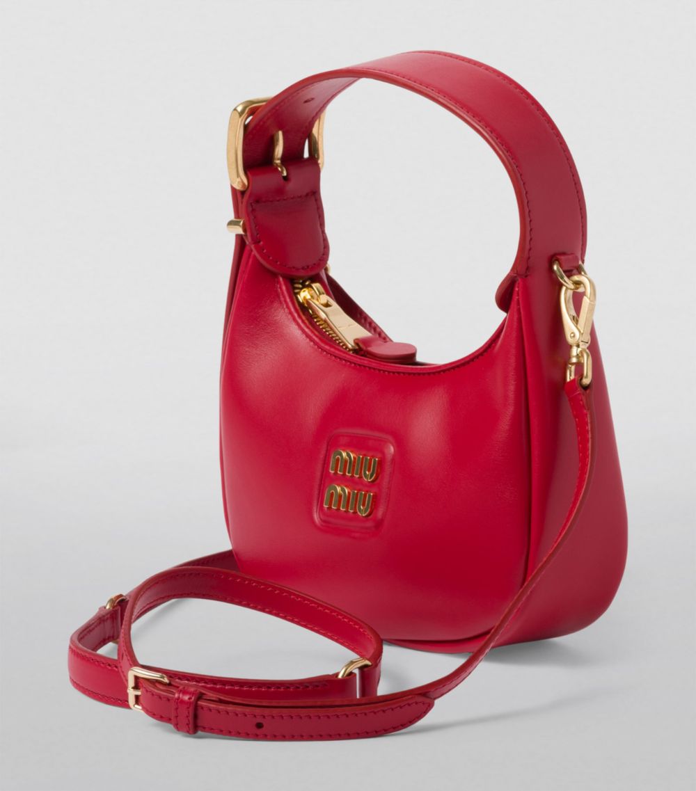 Miu Miu Miu Miu Leather Hobo Shoulder Bag