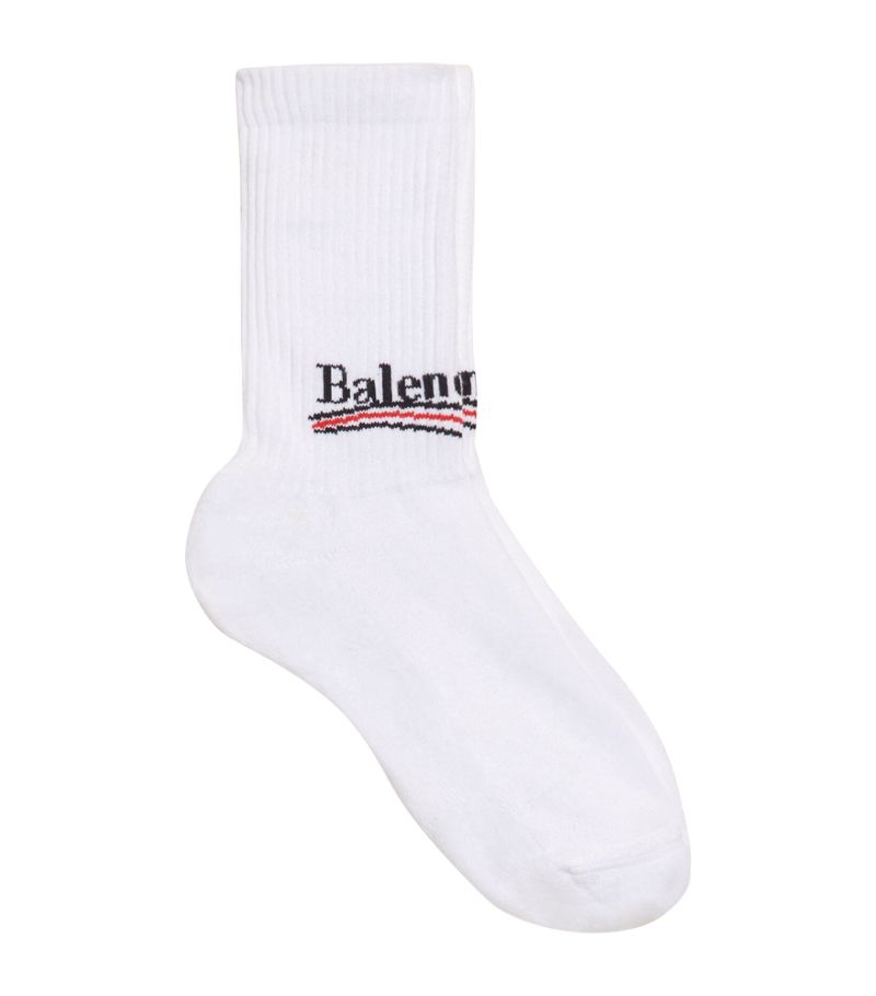 Balenciaga Balenciaga Logo Tennis Socks