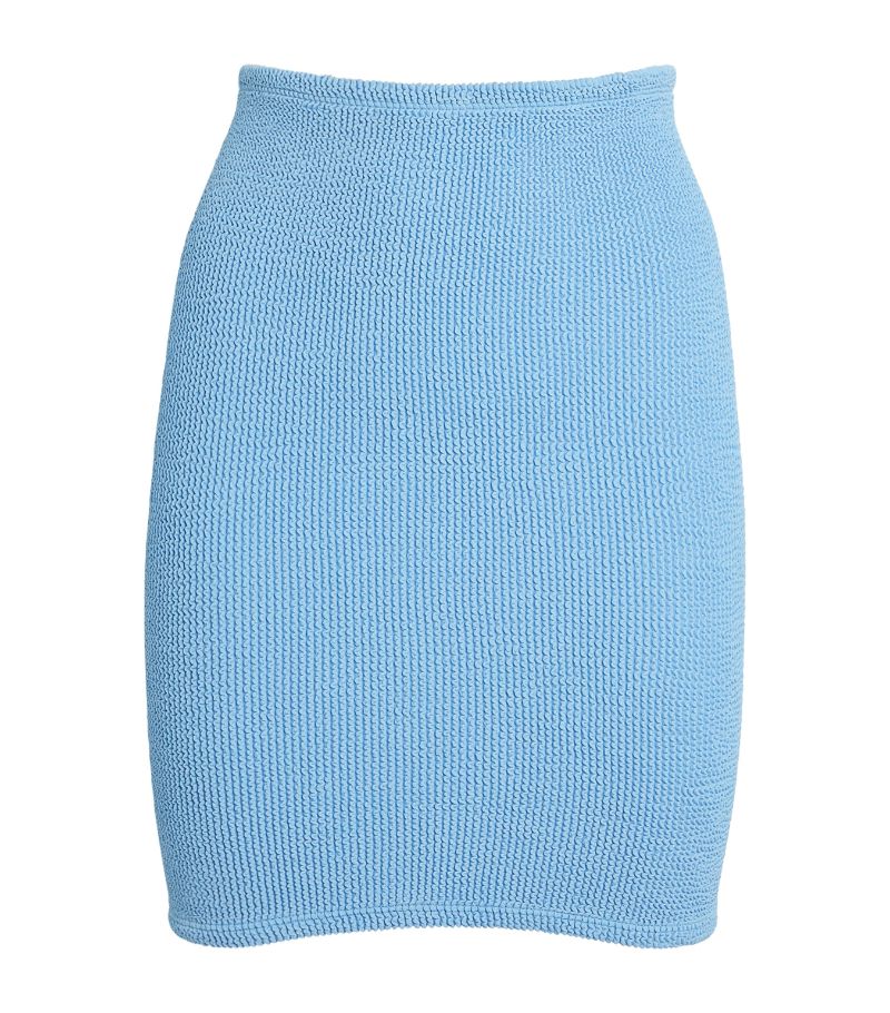 Hunza G Hunza G Crinkle Mini Skirt