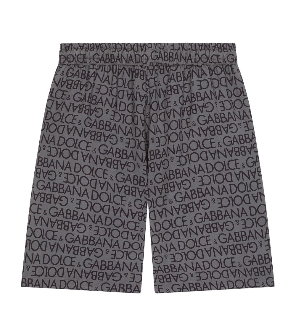 Dolce & Gabbana Dolce & Gabbana Kids Logo Print Bermuda Shorts (2-6 Years)