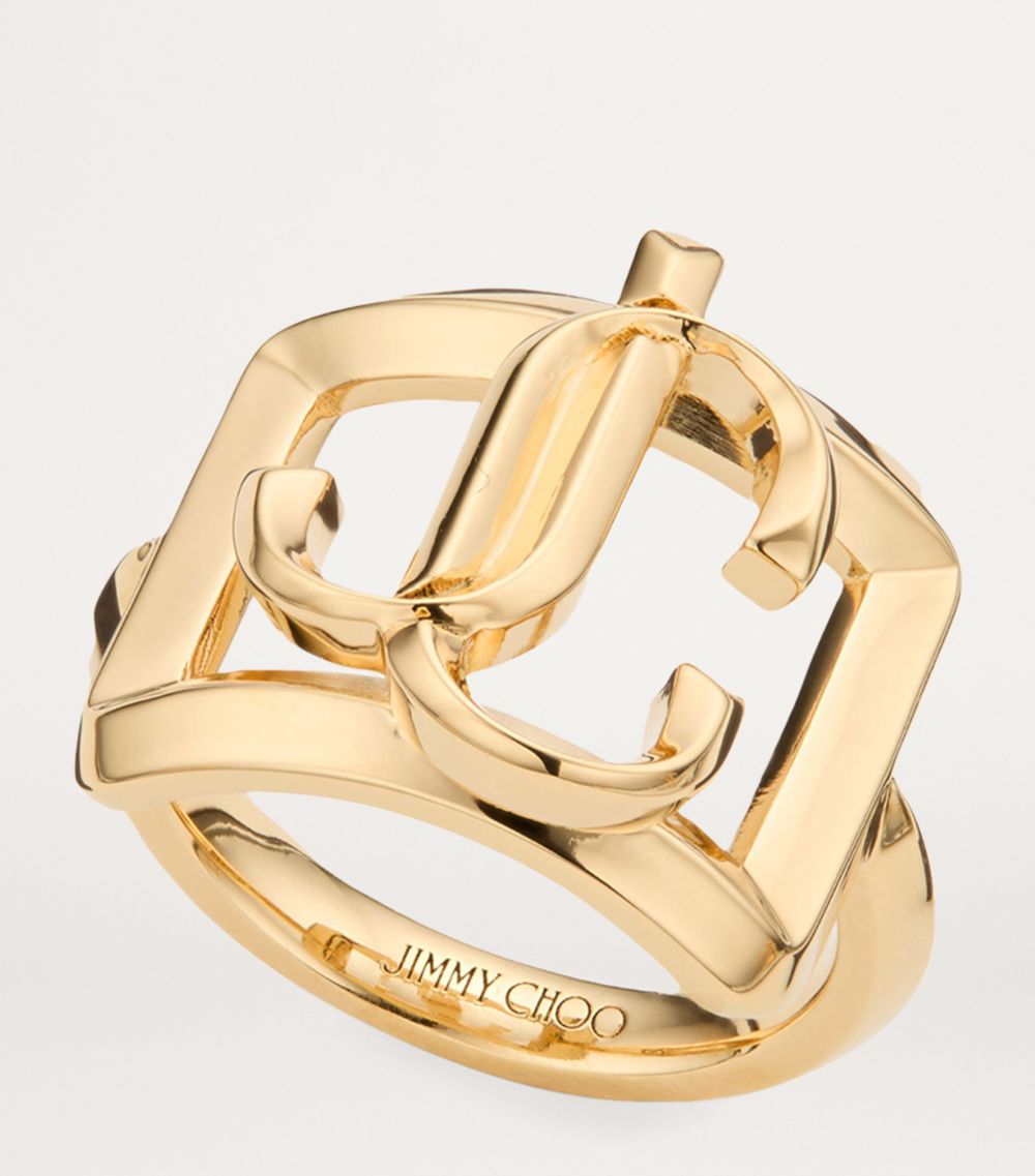 Jimmy Choo Jimmy Choo Square Jc Slim Ring