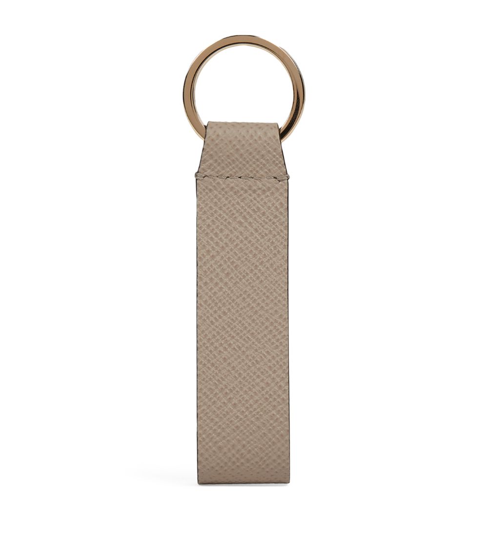 Smythson Smythson Leather Panama Keyring