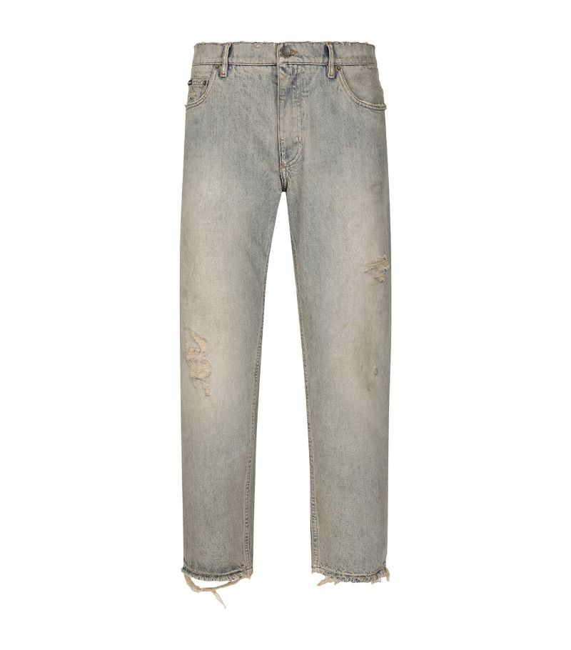 Dolce & Gabbana Dolce & Gabbana Distressed Straight Jeans