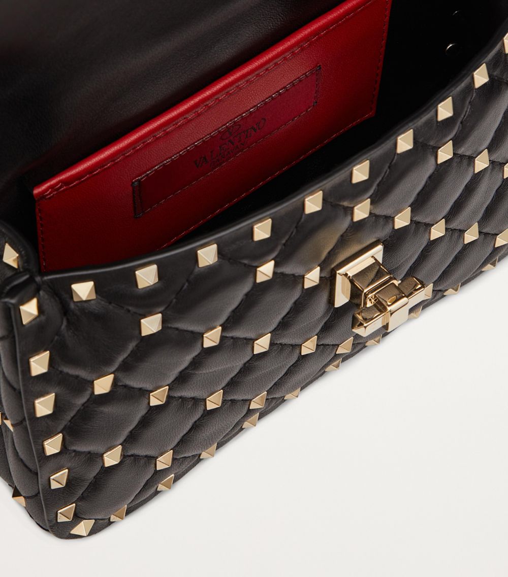 VALENTINO GARAVANI Valentino Garavani Small Rockstud Spike Top-Handle Bag