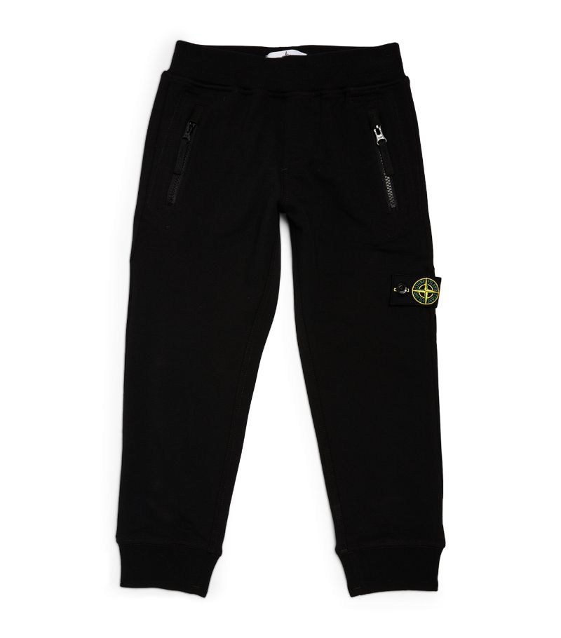 Stone Island Junior Stone Island Junior Cotton-Blend Logo Sweatpants (2-14 Years)