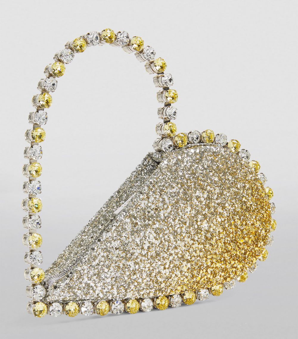 L'Alingi L'Alingi Exclusive Glitter Embellished Ombré Love Clutch Bag