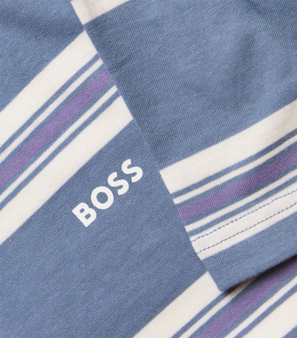 Boss Kidswear Boss Kidswear Striped Logo T-Shirt (4-16 Years)