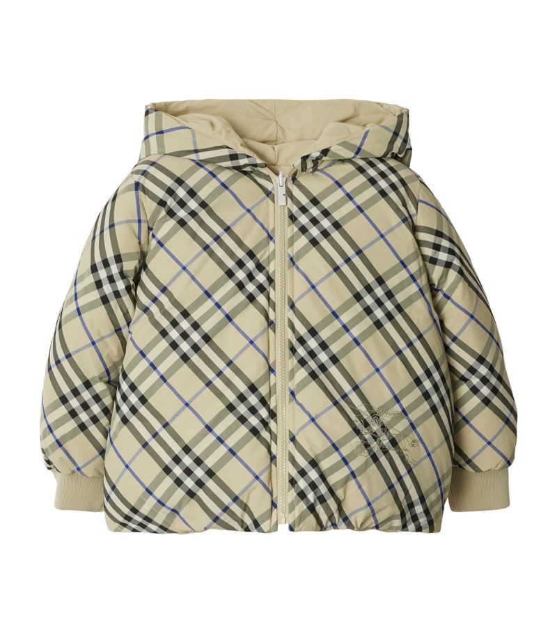 Burberry Burberry Kids Reversible Check Puffer Jacket (3-14 Years)