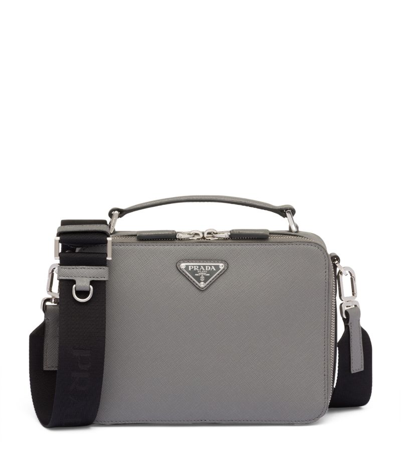 Prada Prada Medium Saffiano Leather Brique Top-Handle Bag