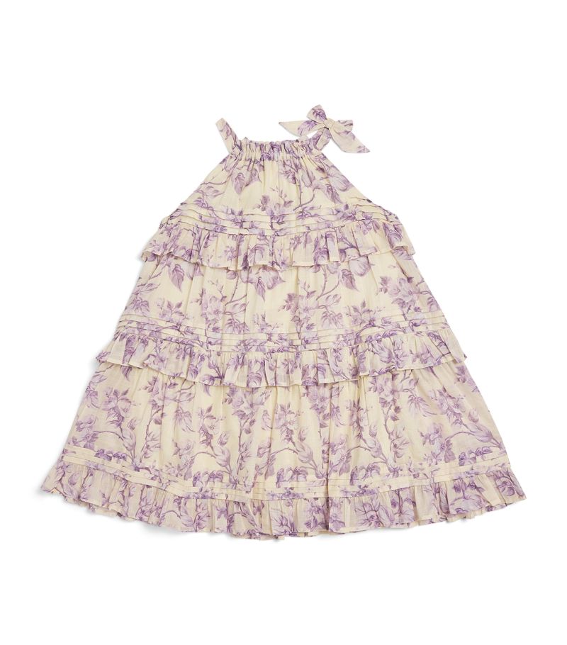 Zimmermann Kids Zimmermann Kids Cotton Floral Halliday Dress (1-12 Years)