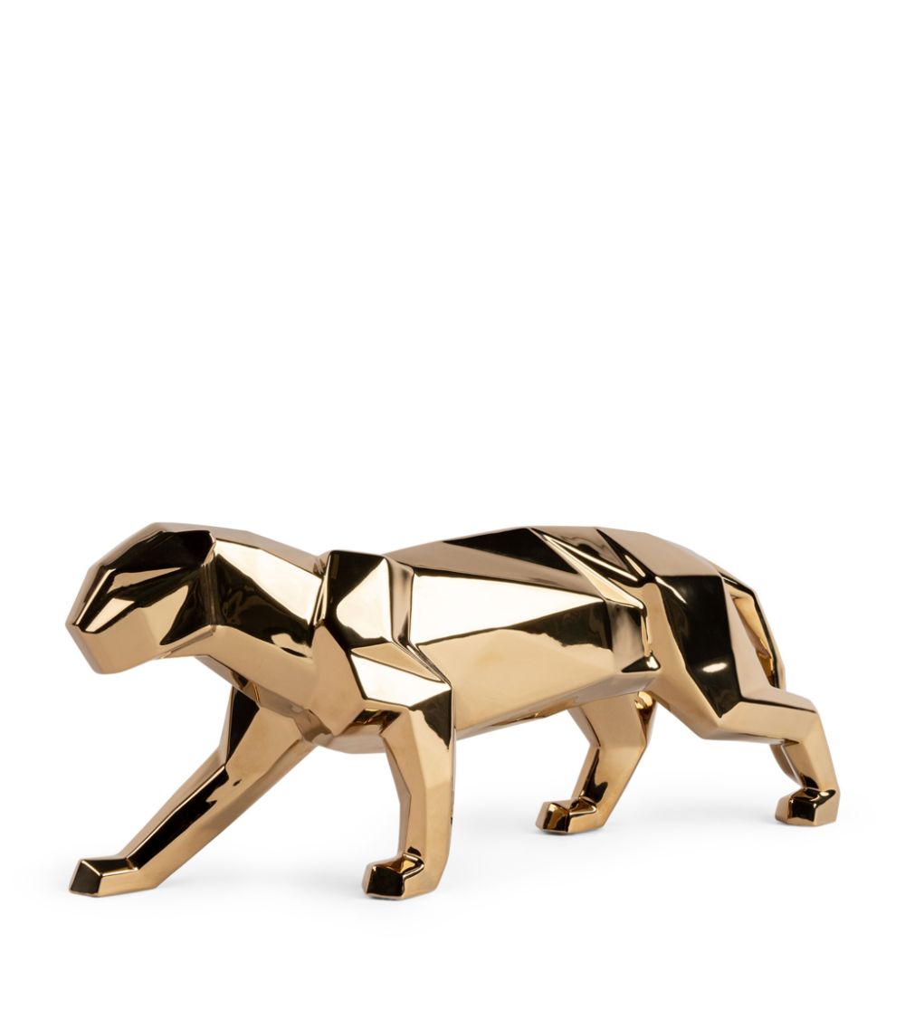 Lladró Lladró Porcelain Golden Panther Figurine