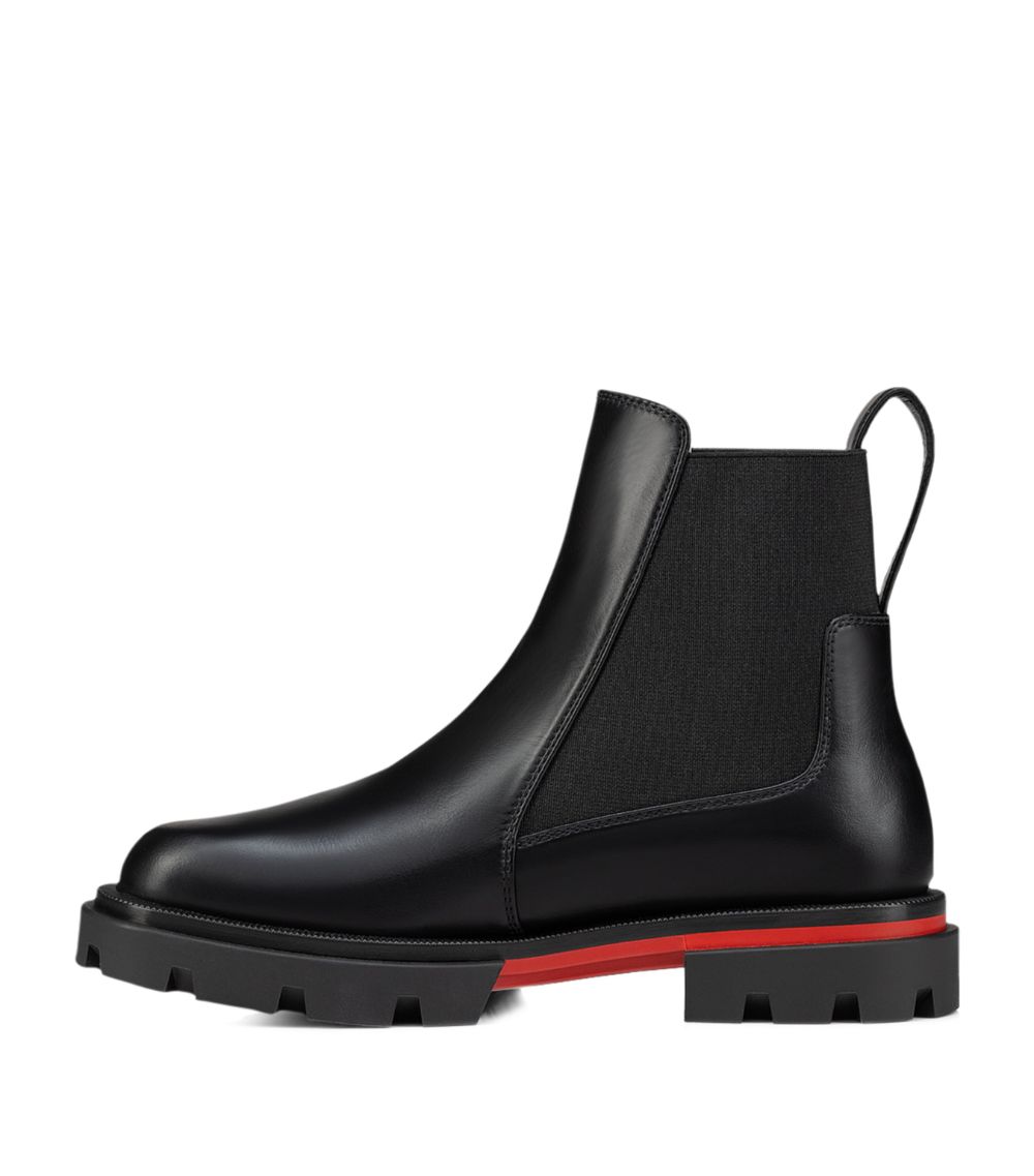 Christian Louboutin Kids Christian Louboutin Kids Marchacroche Leather Boots